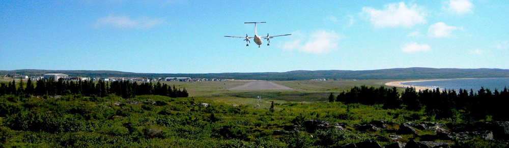 La piste d'atterrissage de Kuujuarapik - Crédit Photo Marie-Hélène Lareault