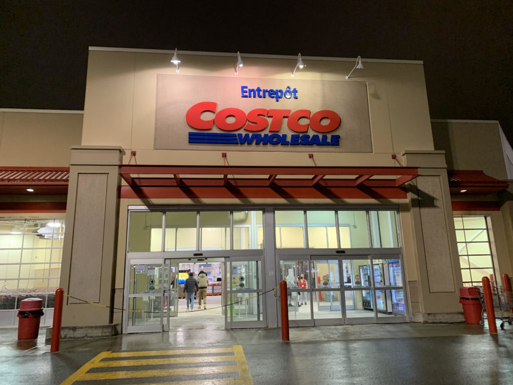 Costco photo devanture