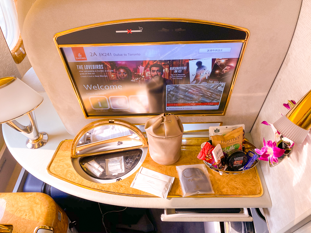 DXB YYZ Emirates First Class