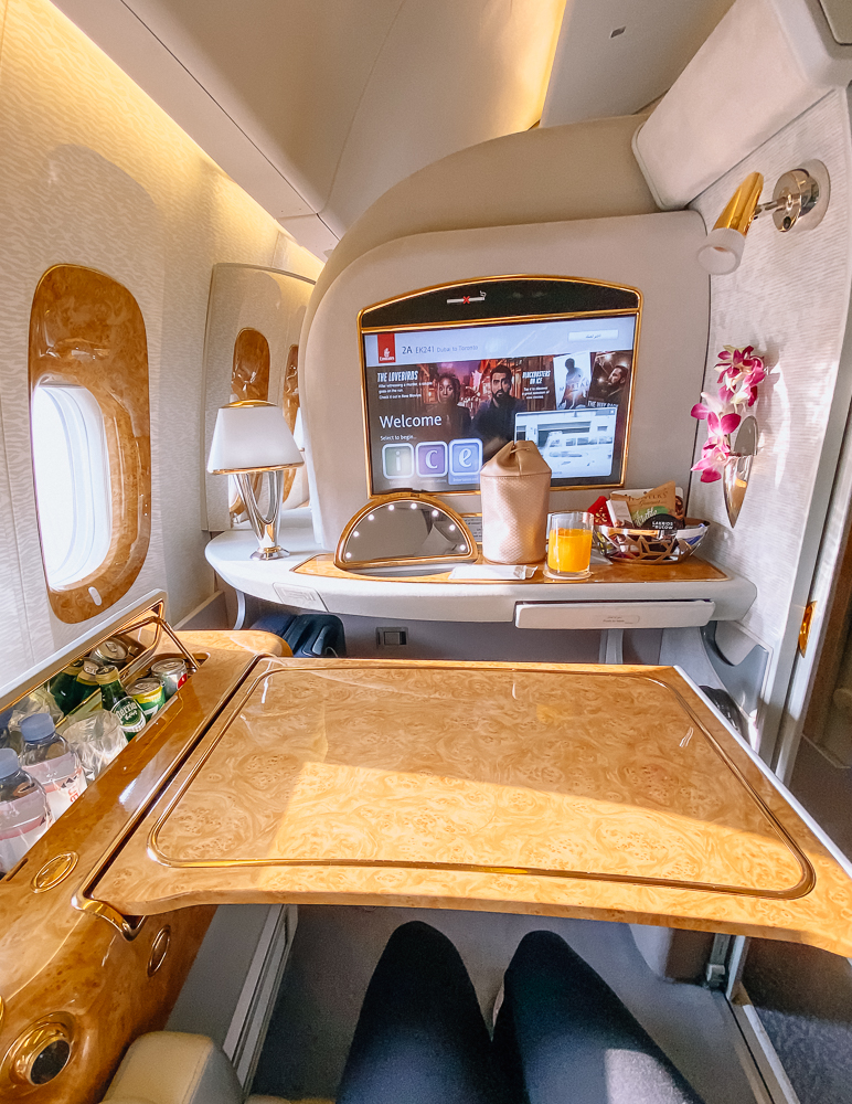 DXB YYZ Emirates First Class