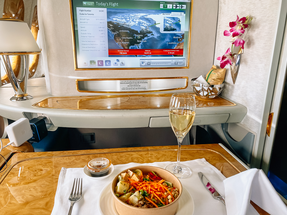 DXB YYZ Emirates First Class