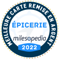 Meilleure carte credit Remise en argent Epicerie