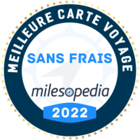 Meilleure carte credit Voyage Sans frais