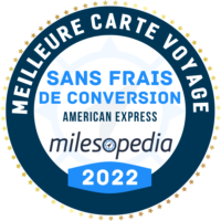 Meilleure carte credit Voyage Sans frais de conversion Amex