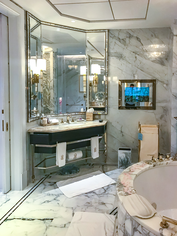 The Ritz Carlton Macau Salle de bain suite