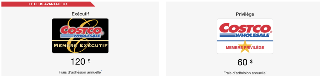 carte membre adhésion Costco