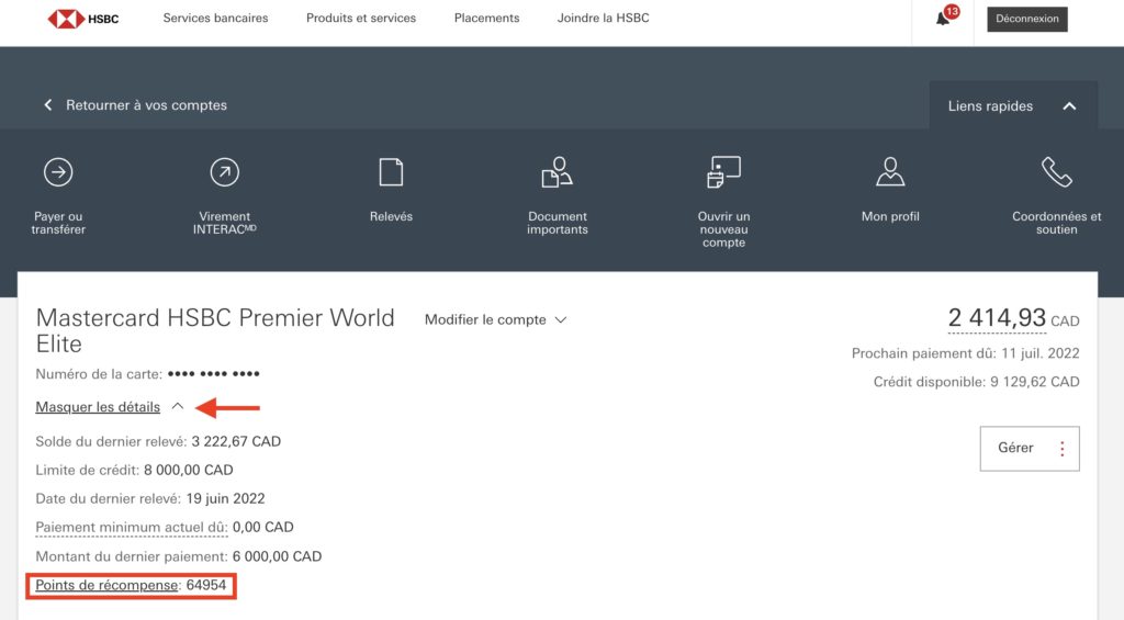 Hsbc Transfert Points Relevé Fr