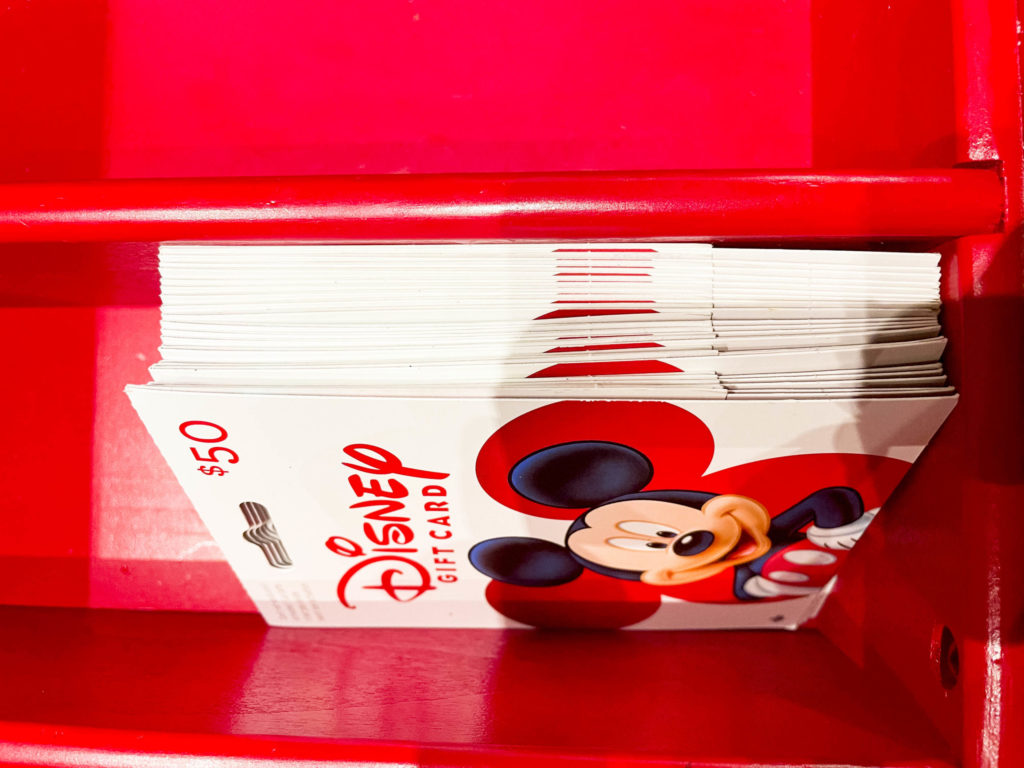 Cartes cadeaux Disney