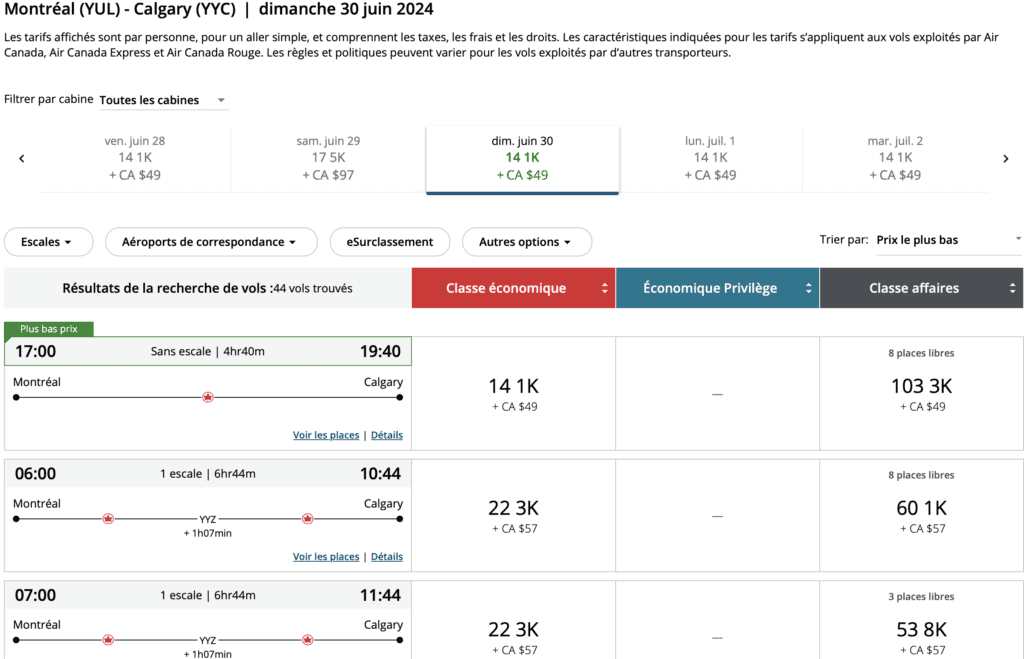 FR resultat recherche