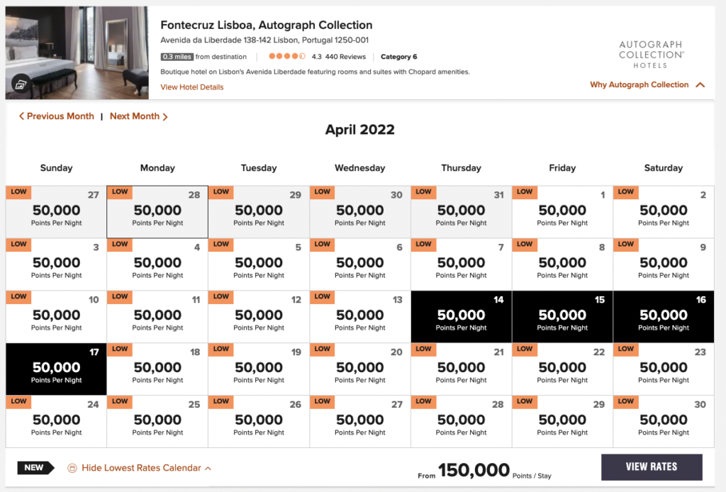 Marriott points recherche