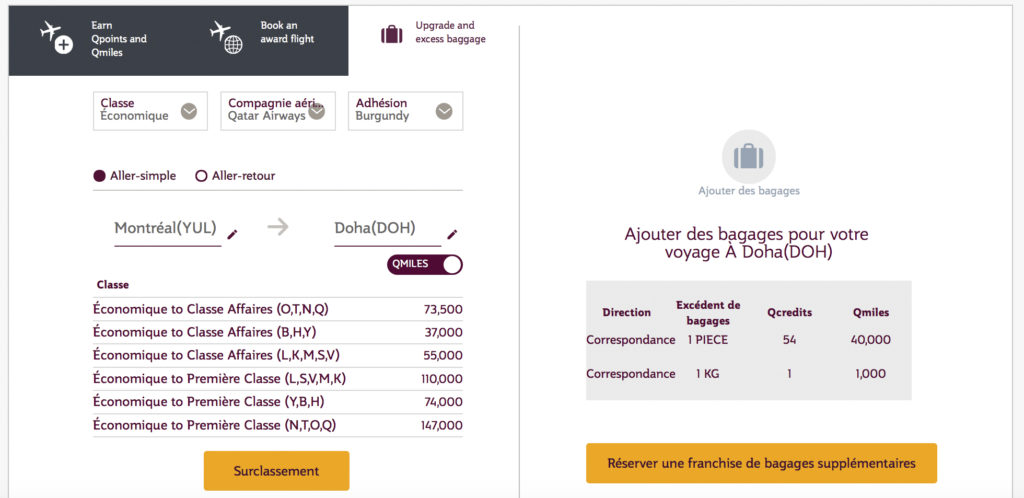 Qatar Qcalculator surclassement