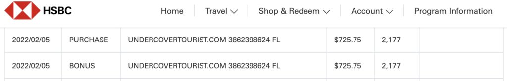 hsbc undercover tourist en