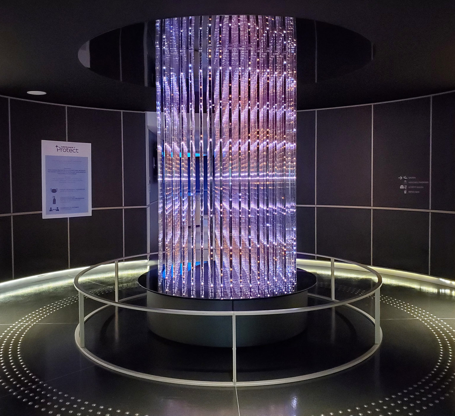 Air France lounge spa 