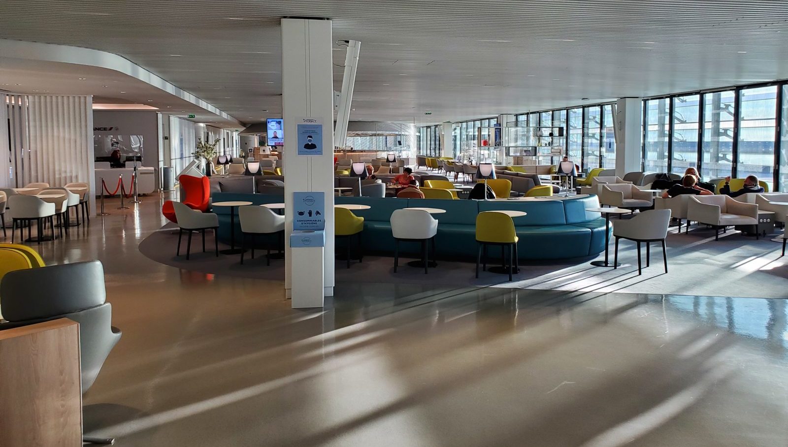 Air France Seating Area