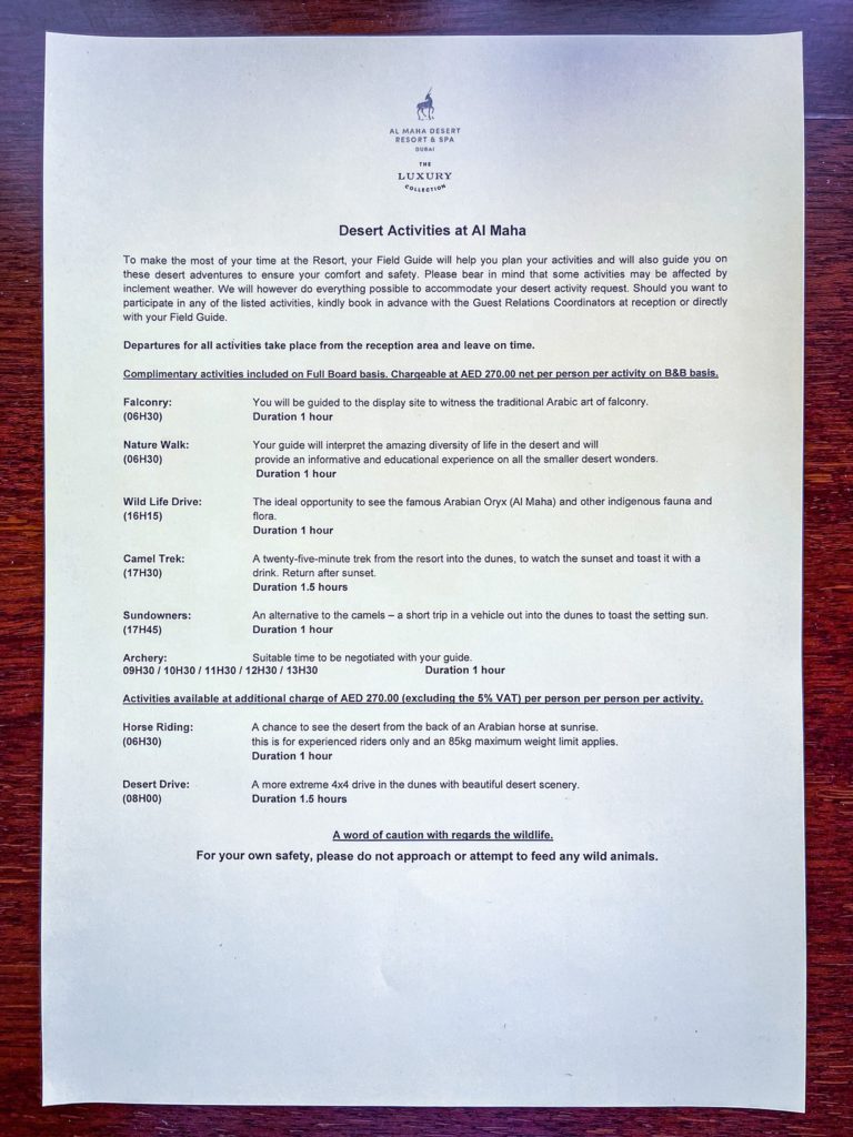 Al Maha Luxury Collection Dubai