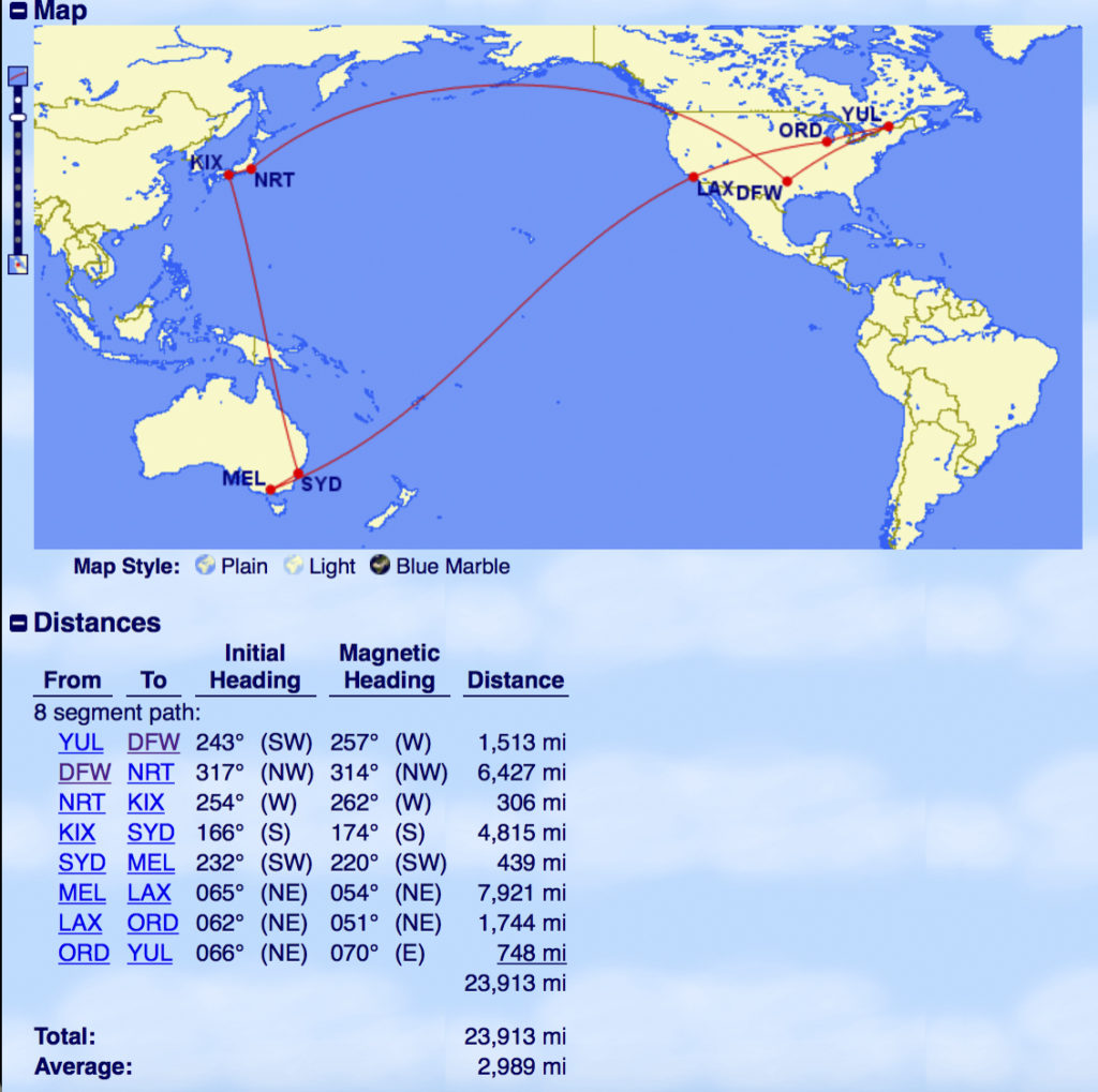 Asie et Océanie Avios