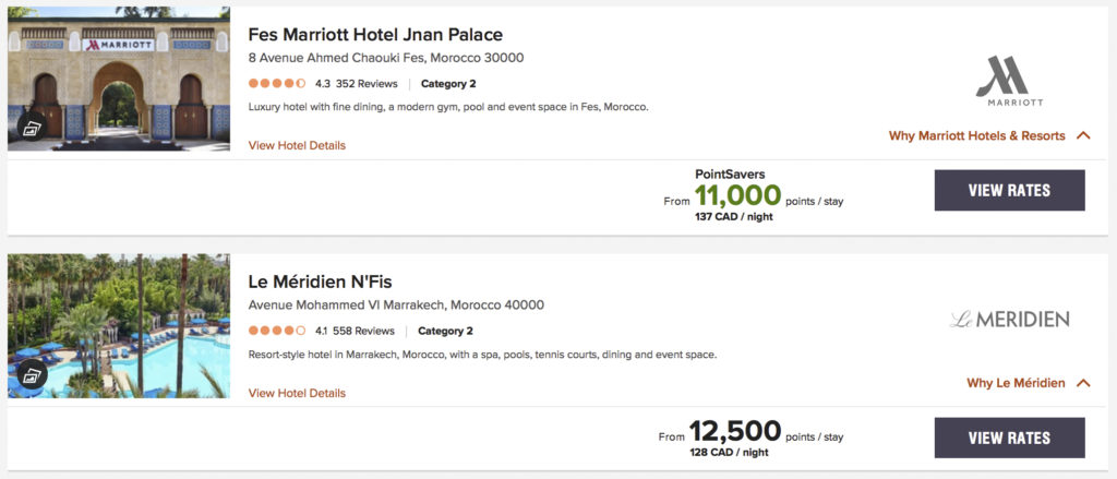 Maroc Marriott Bonvoy