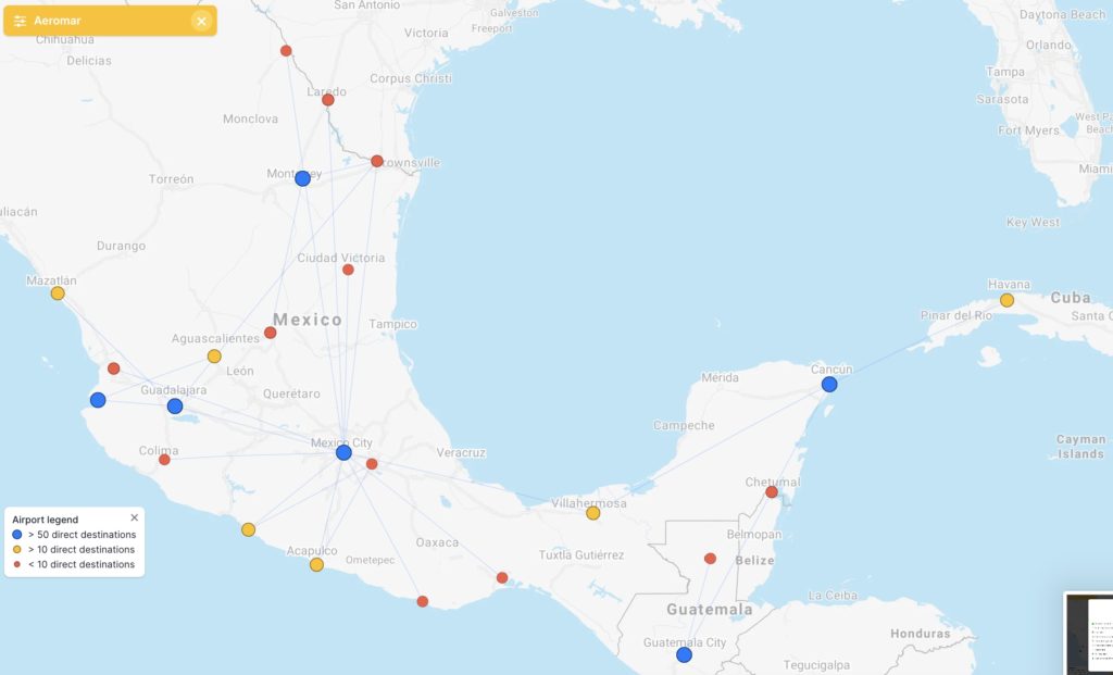 Aeromar Destinations