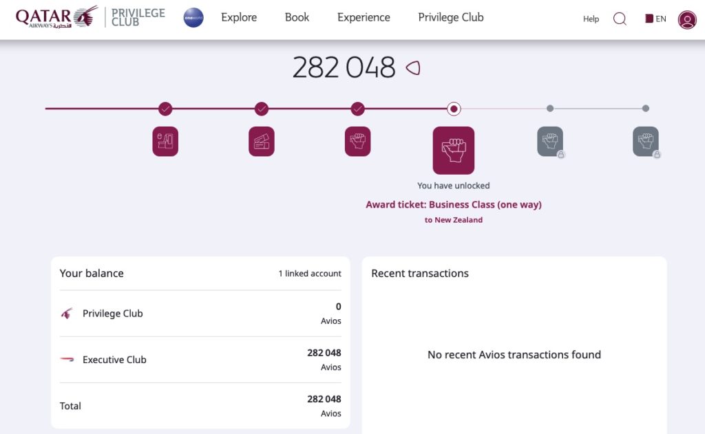 ba qatar miles sommaire