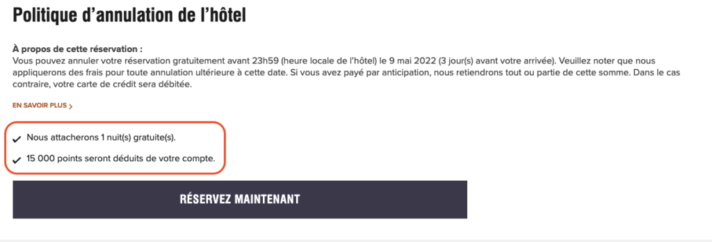 Confirmation cert et points