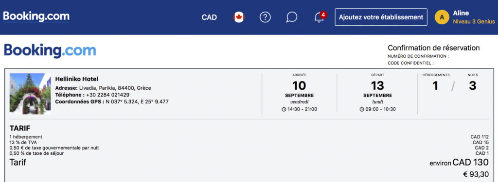 Hôtel grèce pas cher