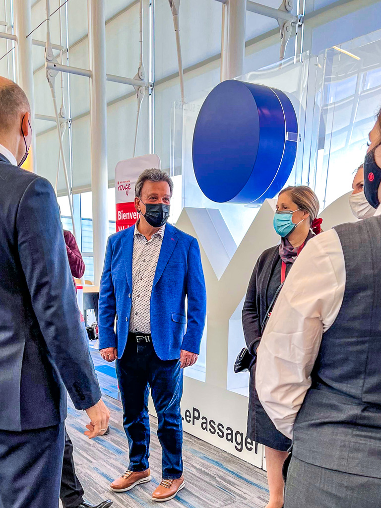 Air Canada flight inauguration