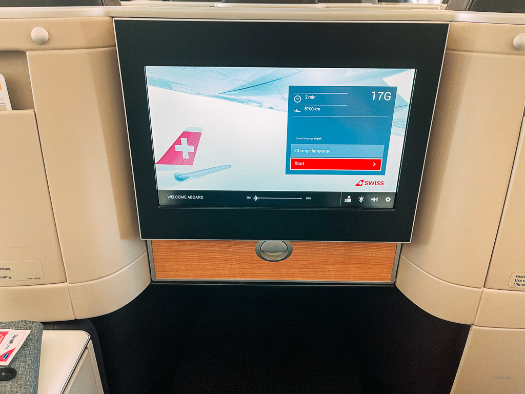 Swiss Business ZRH DXB