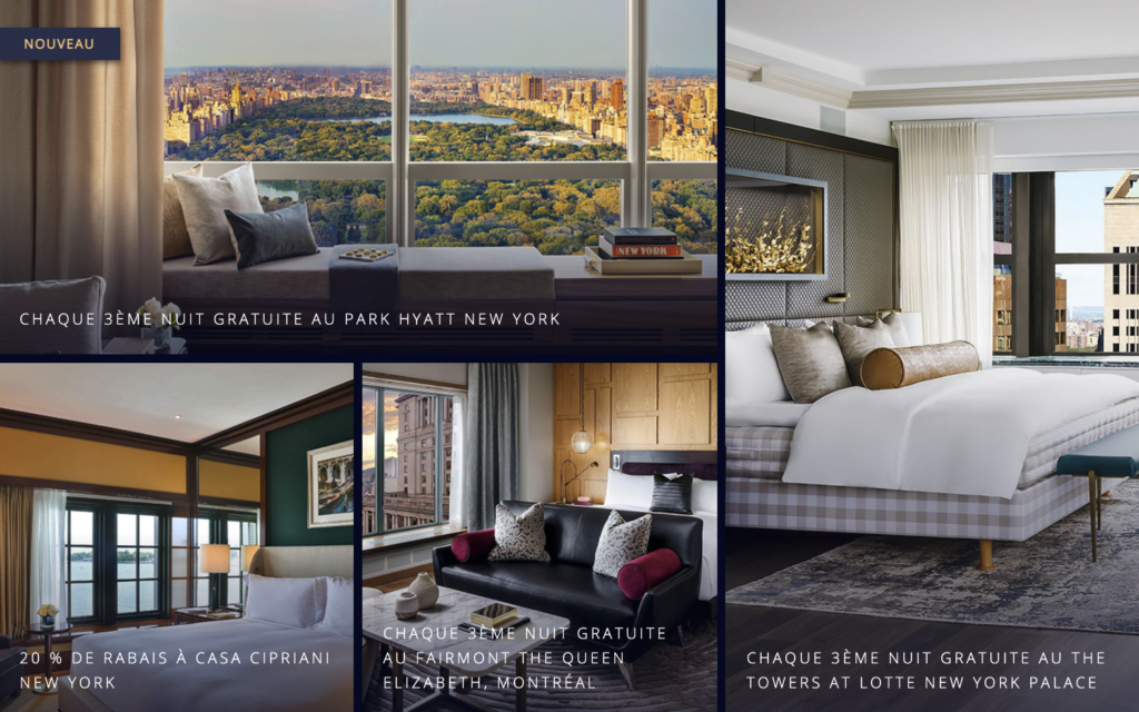 Avantages Hôtels Visa Privilege