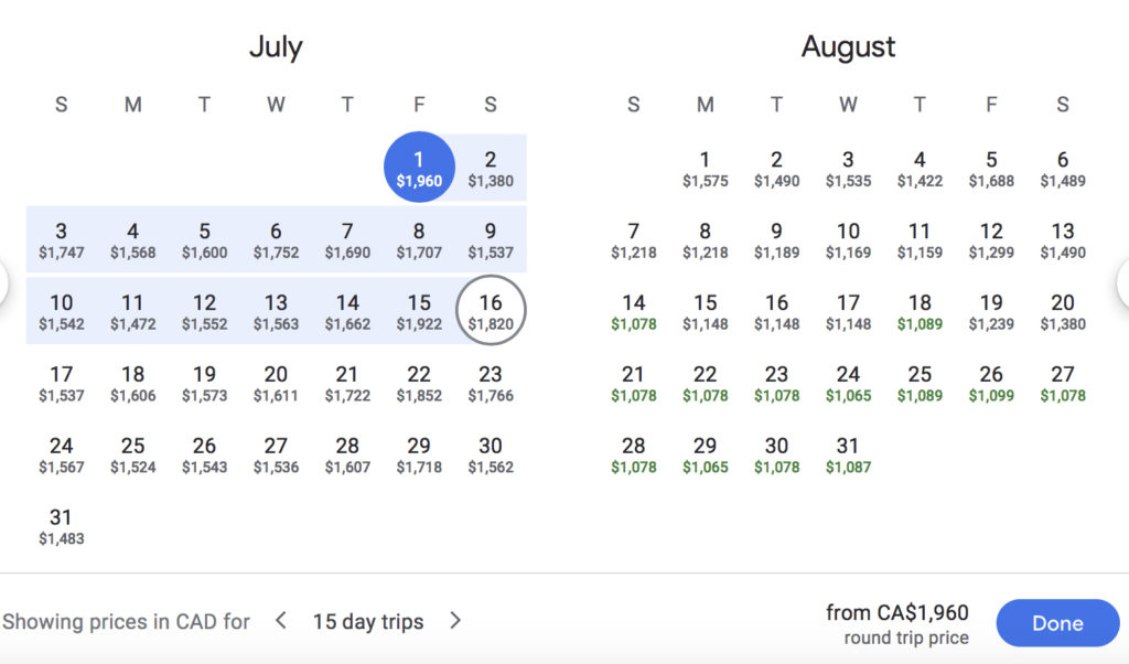 Calendrier Prix En Argent