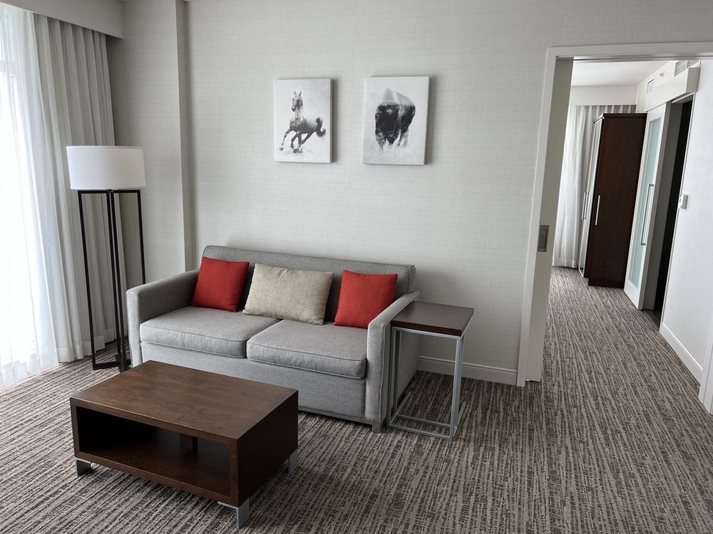 Calgary Airport Marriott In Terminal Hotel Canapé Lit