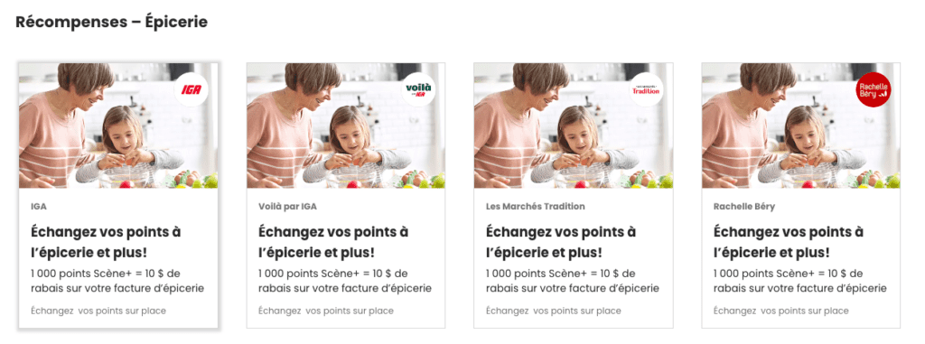 Recompenses epicerie scene