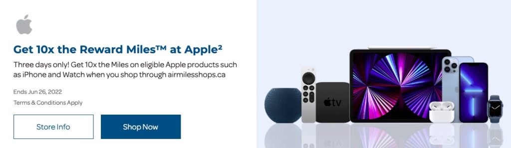 Air Miles Apple June 2022 En