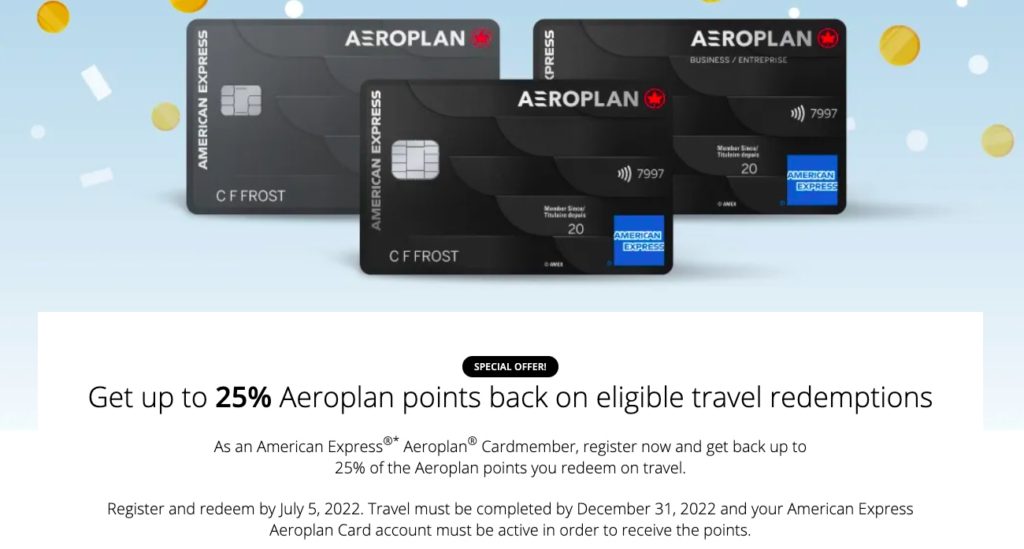 Promo Amex Aeroplan En