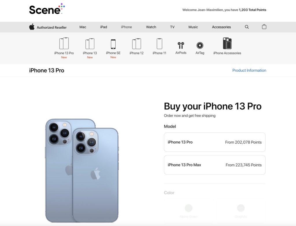 Apple Scene Awards En