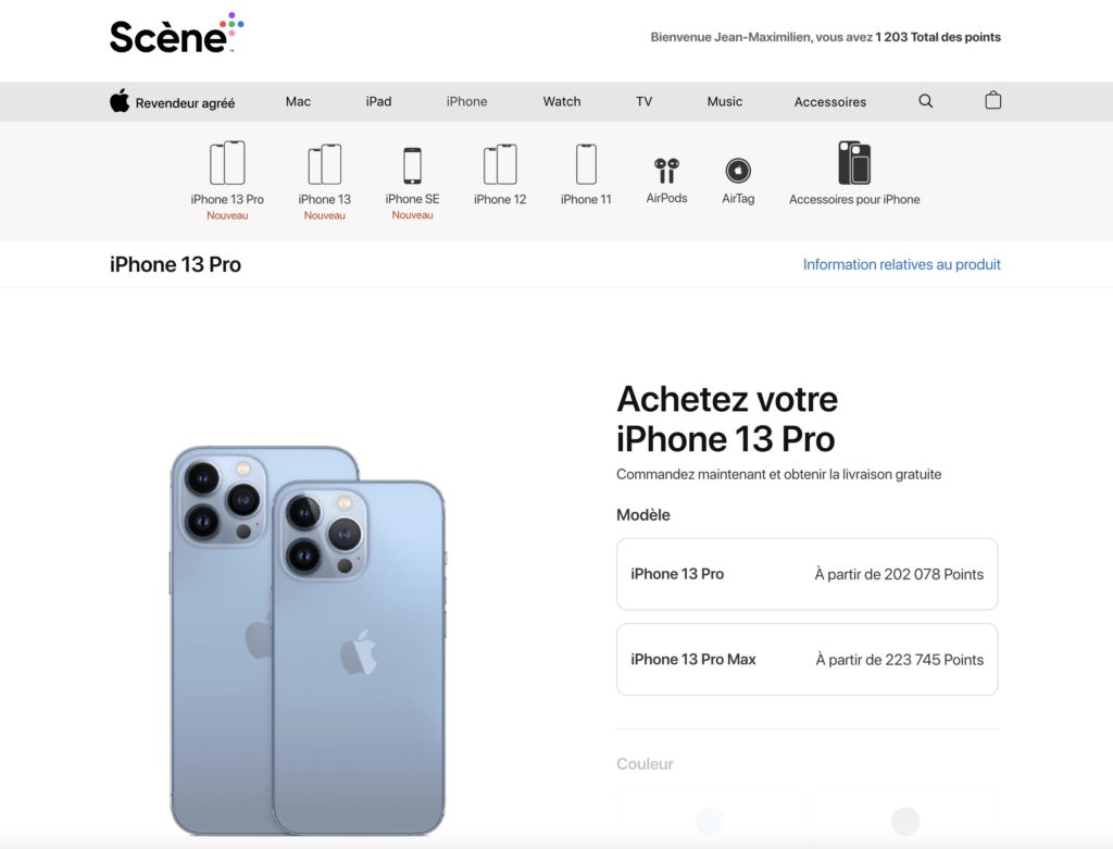 Recompenses Apple Scene Fr