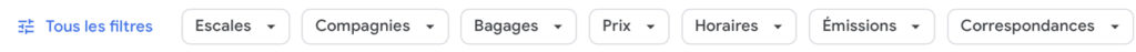 Filtres Tous
