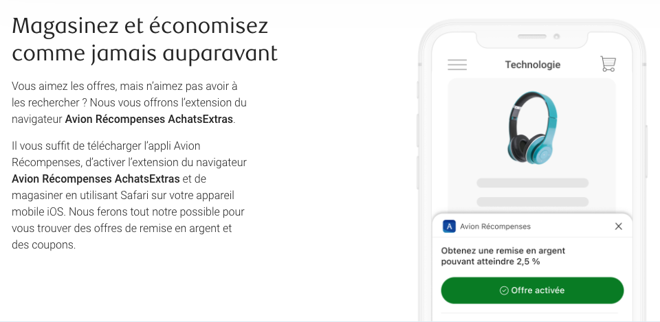 Avion Récompenses Shopping Fr