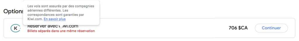 Séparation Même Billet