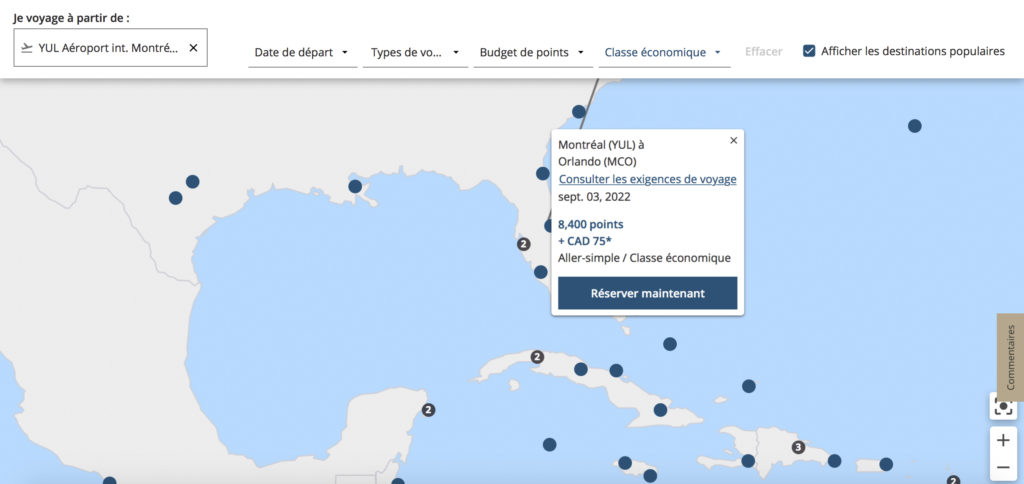 Carte interactive AC 2