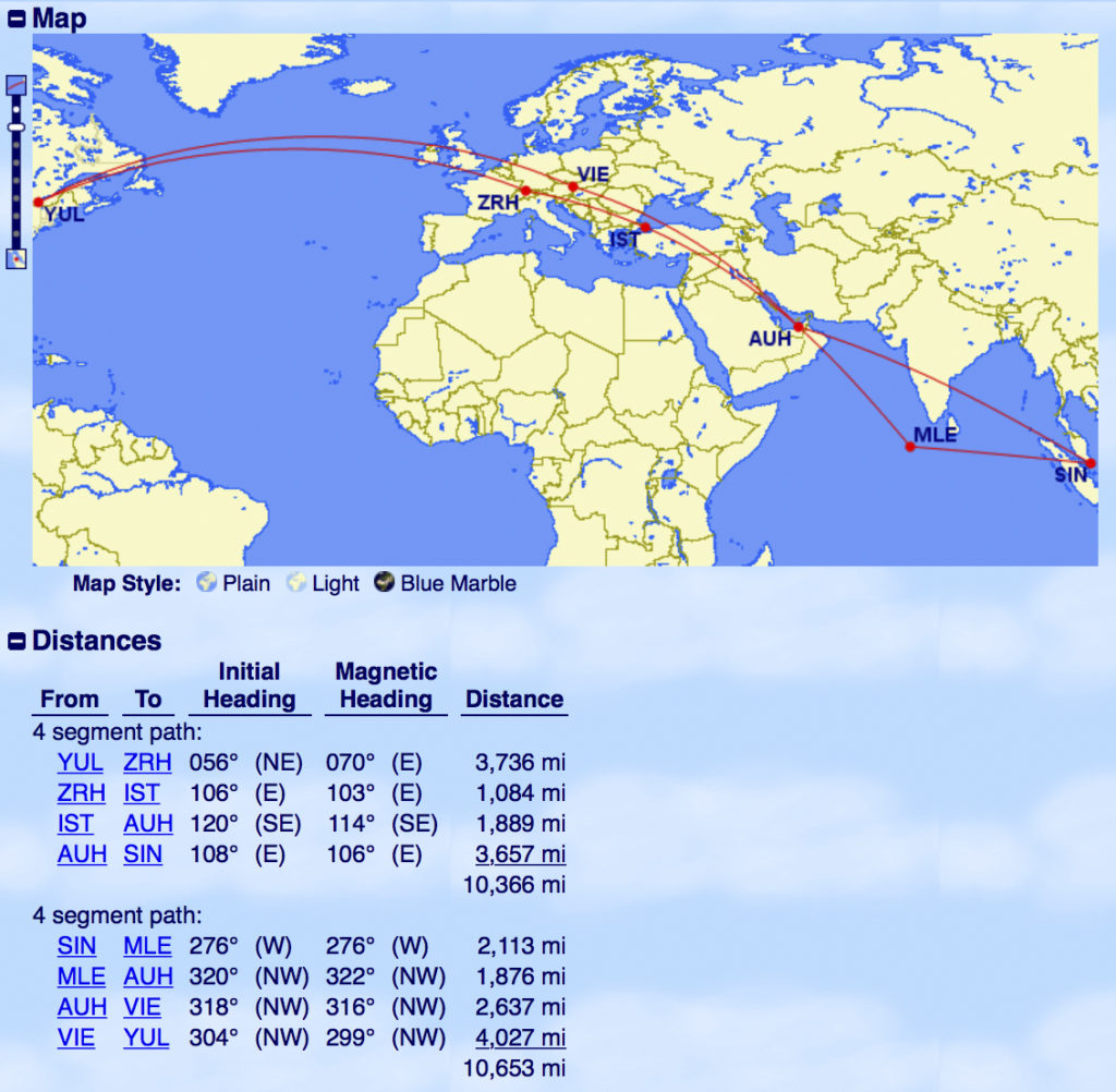 GcMap pour calculer votre tarif