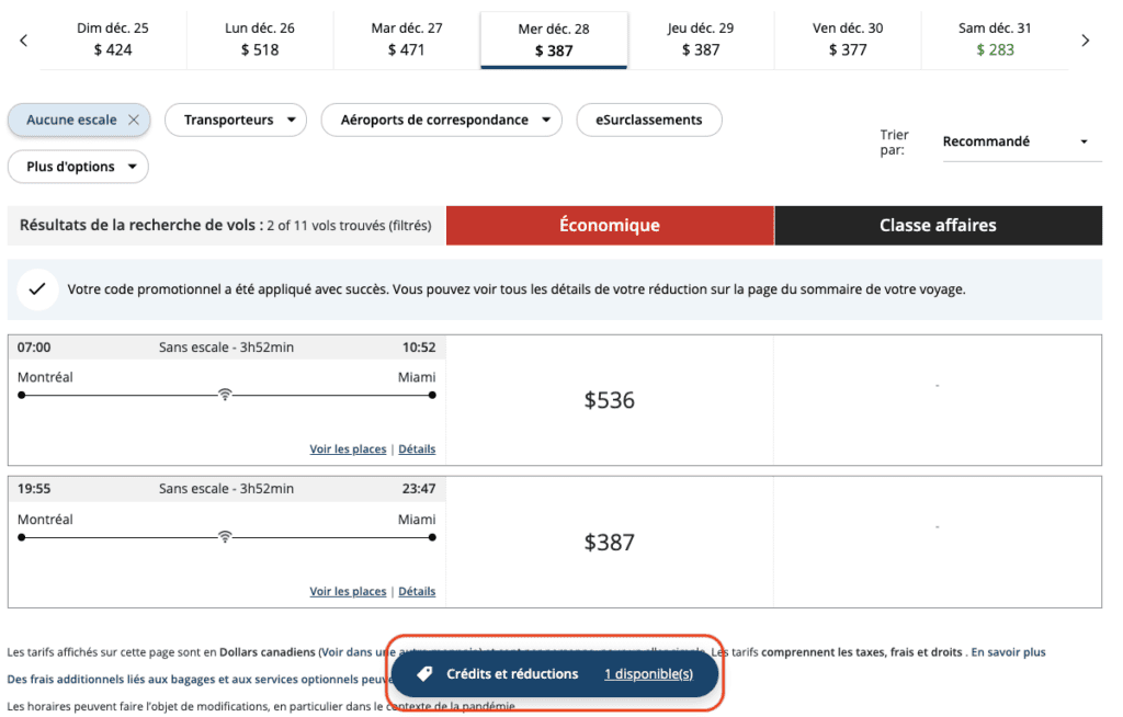 Passe compagnon lors recherche