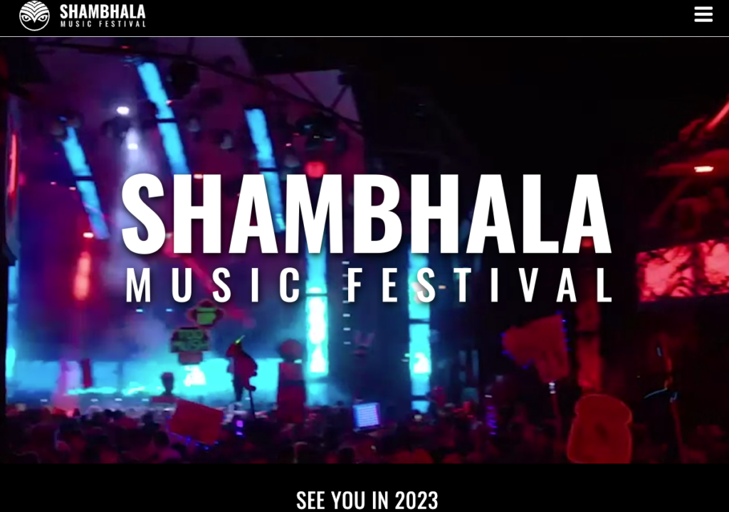 Shambhala music festival