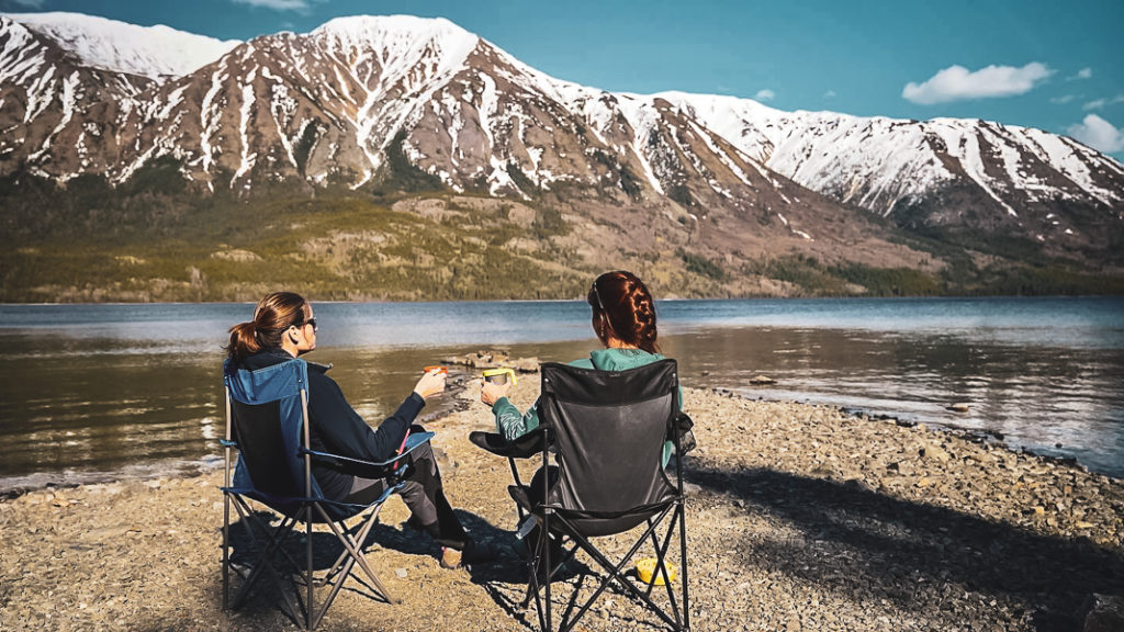 Yukon Un des nombreux sites enchanteurs de camping