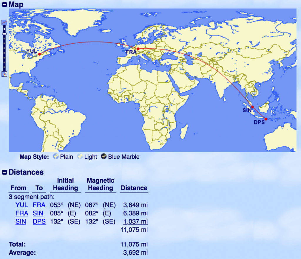 Aller Simple À Bali Pour 75 K Aeroplan