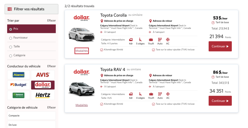 Aventura Location Voiture