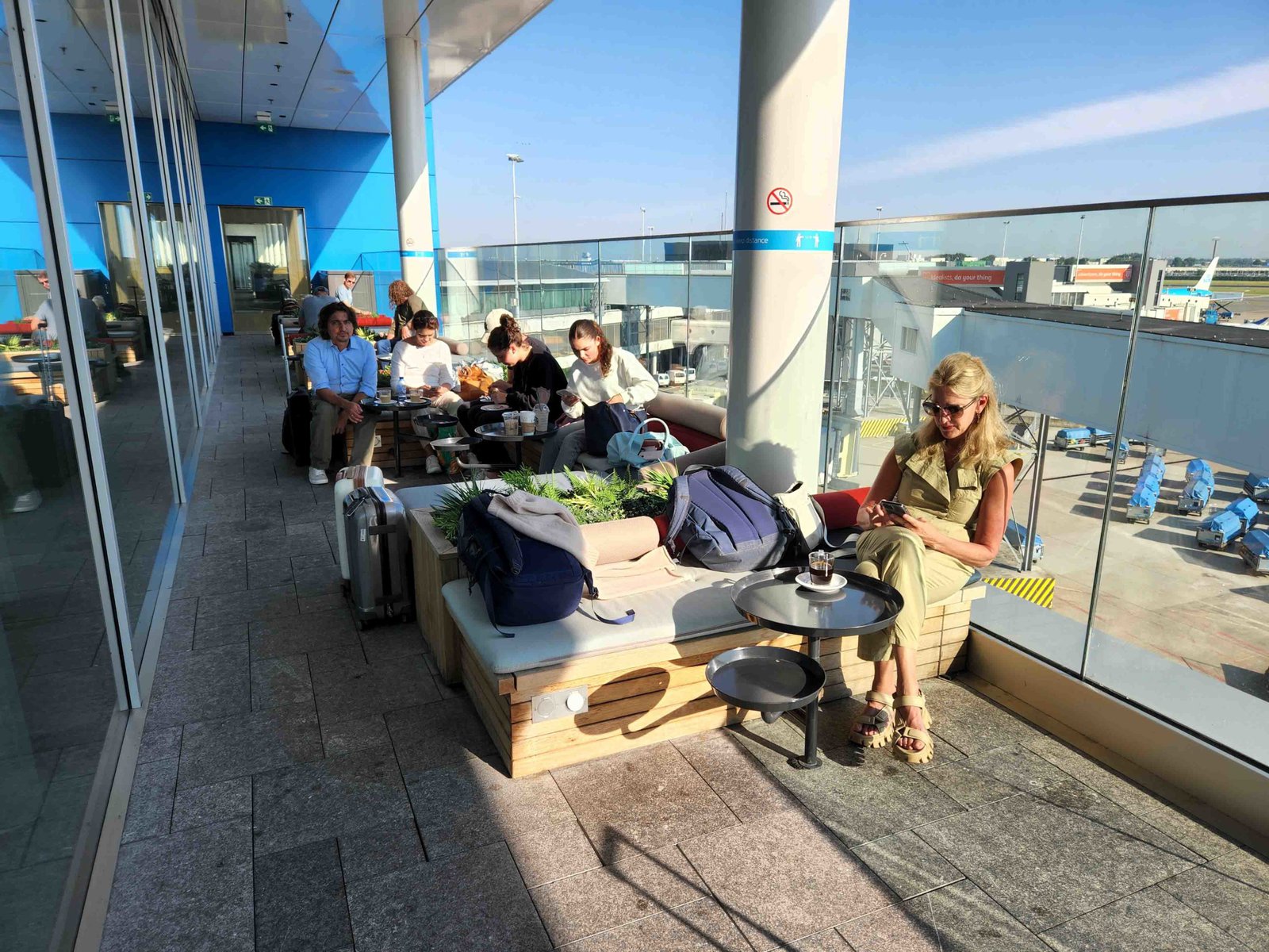 Klm Amsterdam Lounge Terrace 1