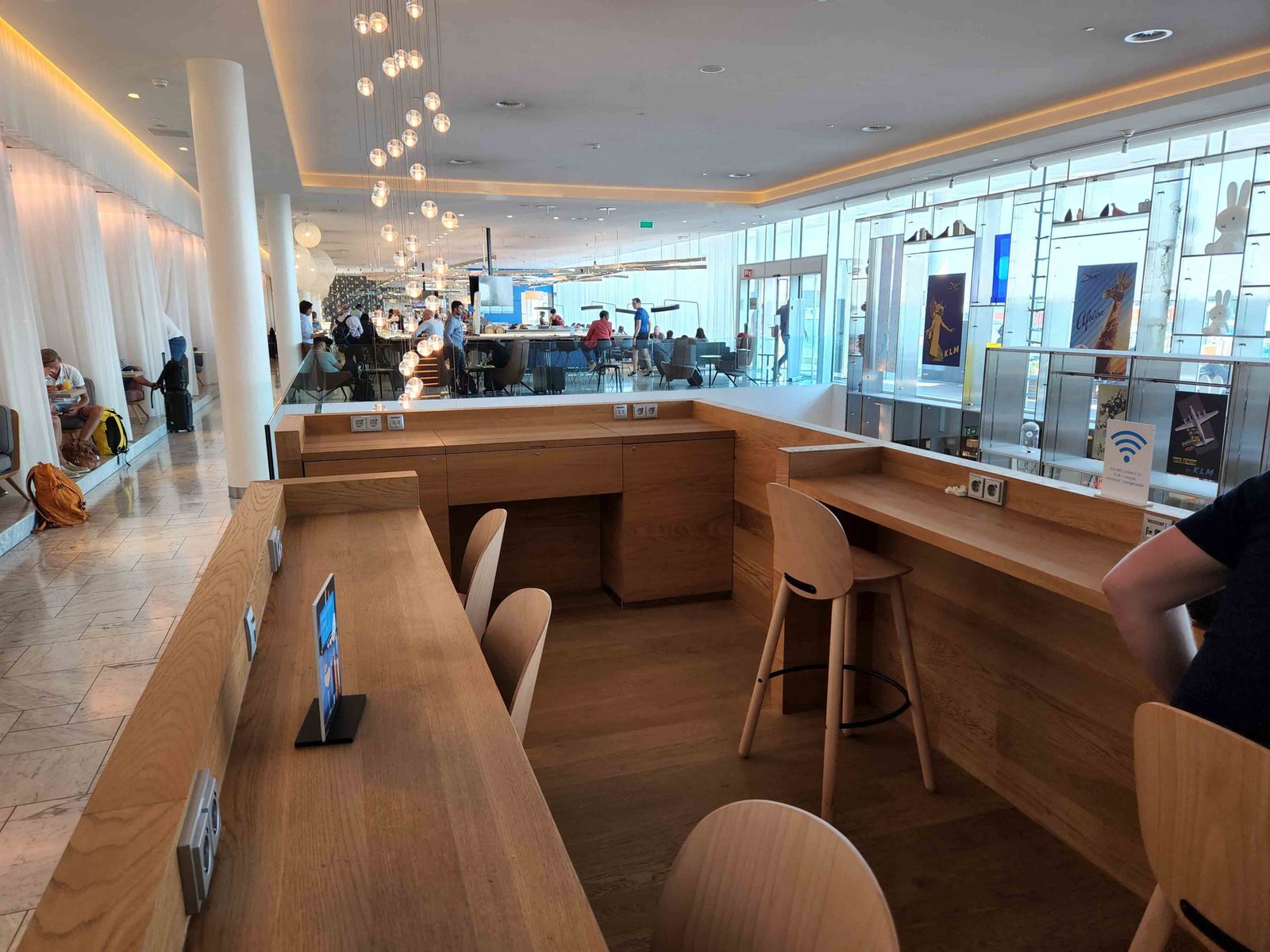 Klm Amsterdam Lounge Upstairs Seating 4