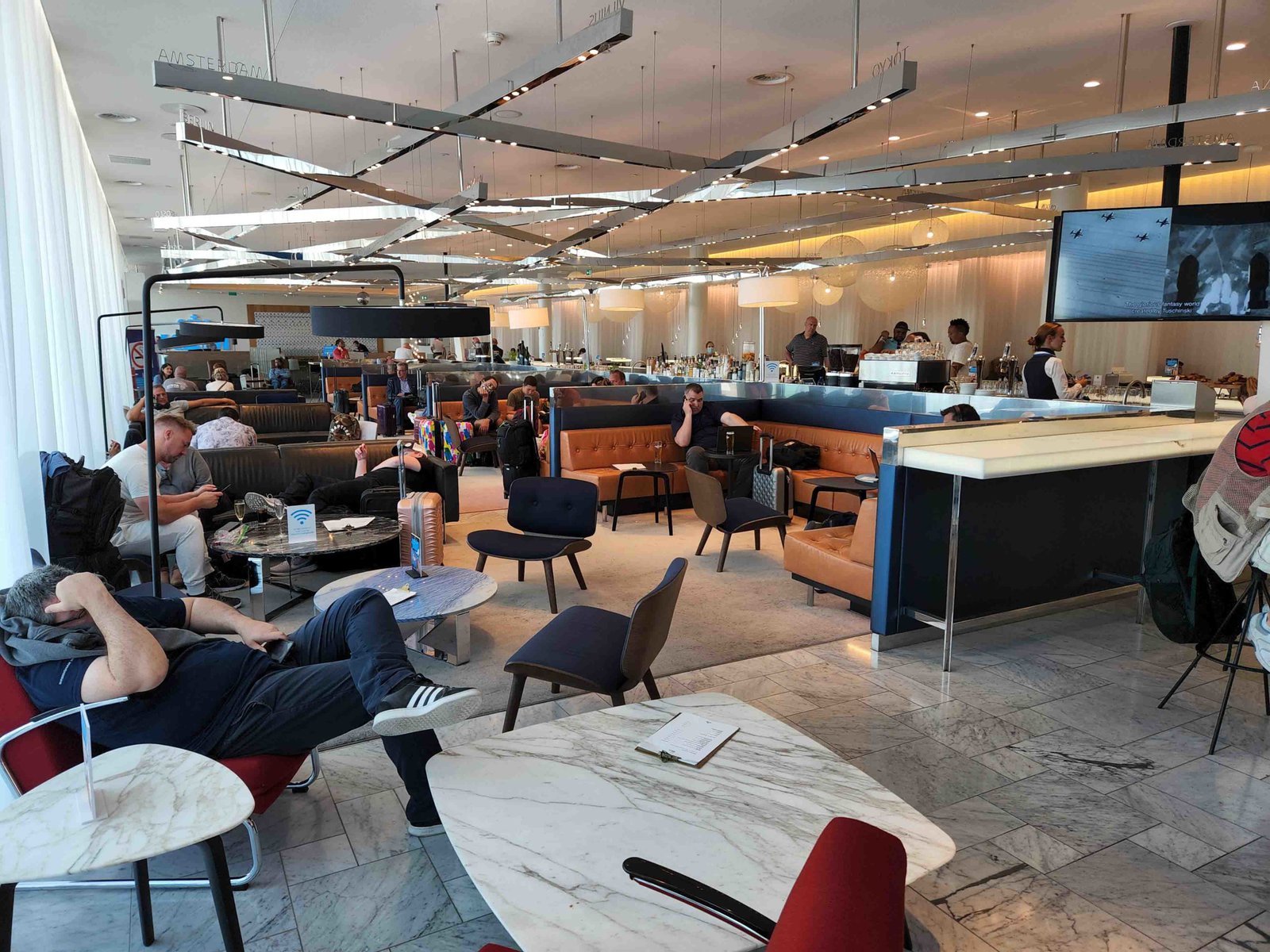 Klm Amsterdam Lounge Upstairs Seating 7