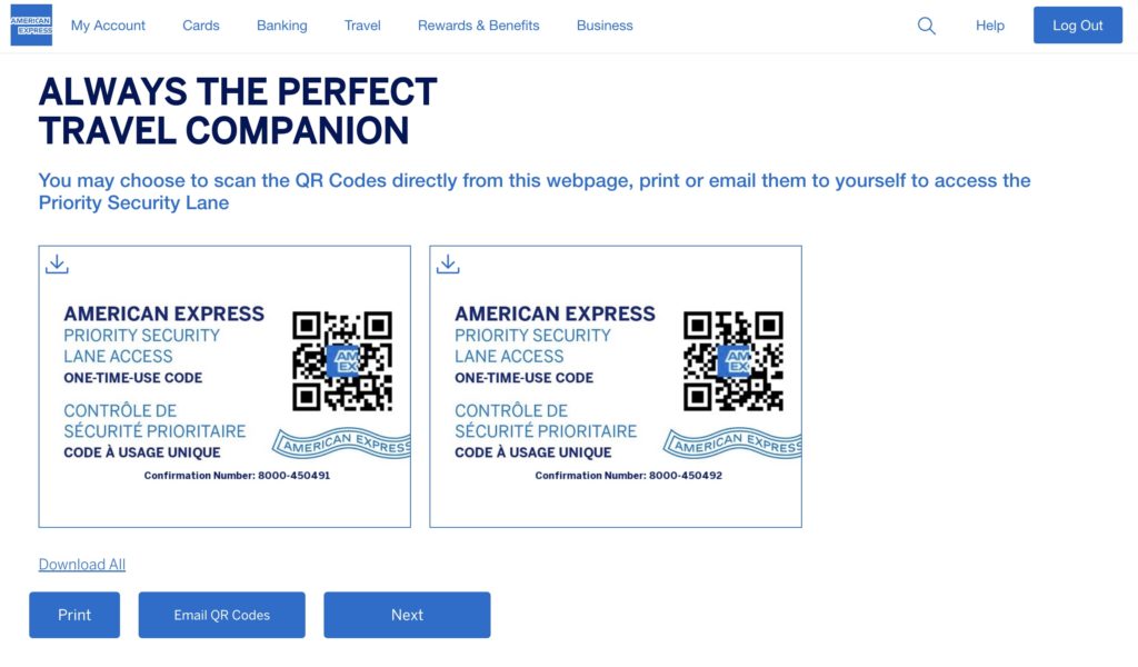 QR Code – Amex – Print – FR