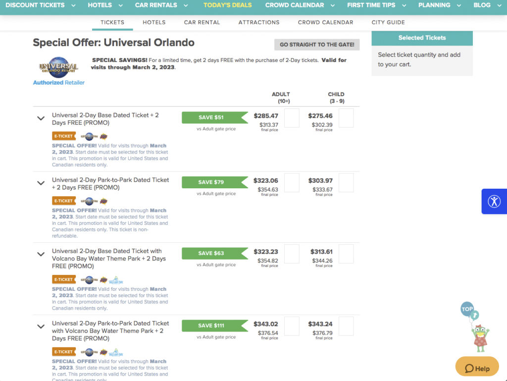 Universal Studios Undercover Tourist